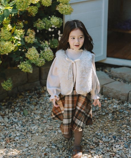 23[予約]mon Atelier celim check skirt