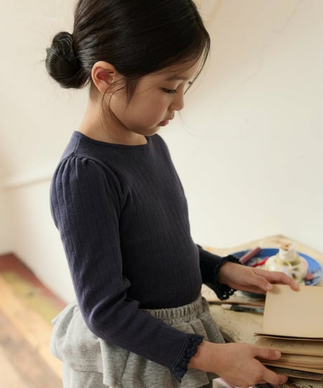 5[予約]mon Atelier moly lace t