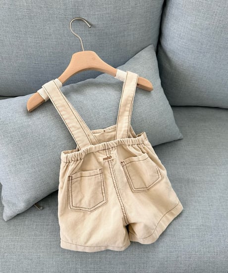 21[予約]monbebe royal corduroy suspender pants