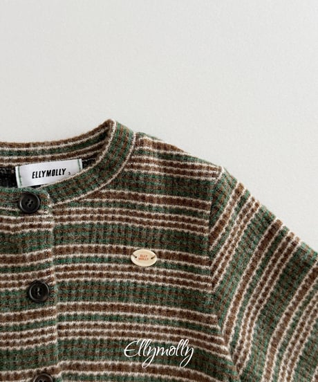 36[予約]ELLYMOLLY hass wool cardigan