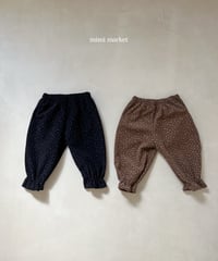 1[予約]mimi market corduroy floral pants