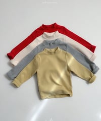 6[予約]atomeme plain turtleneck t-shirt
