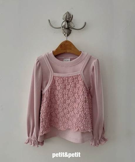 1[予約]petit&petit roy layered t