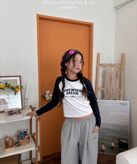 62[予約]matilda&lee pintuck wide string pants