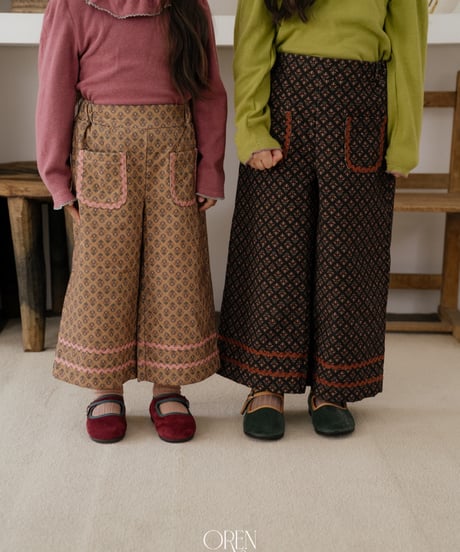 3[予約]OREN mareille accordion padded pants