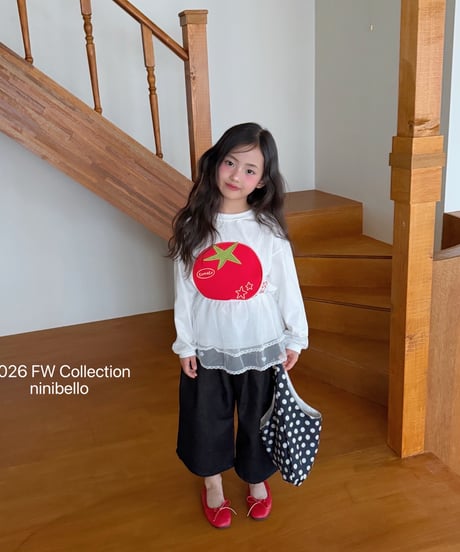 17[予約]ninibello tomato patch tee