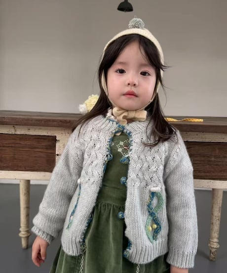 62[予約]aiai woodland knit cardigan