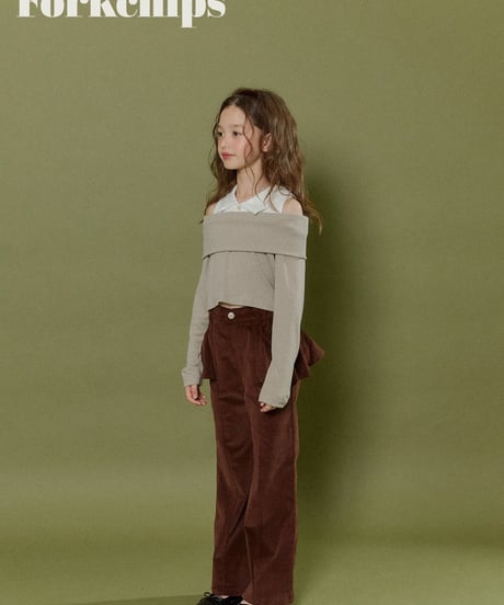 26[予約]FORKCHIPS muffin flare pants