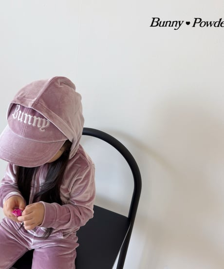 74[予約]bunny powder velour ball cap