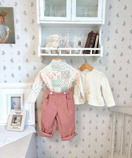 9[予約]ohho elle frill cardigan
