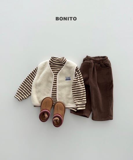 3[予約]bonito fluffy tumble vest