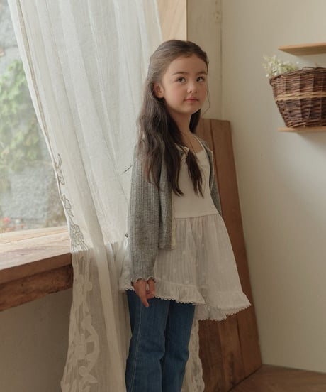 25[予約]melikey ballet frill sleeveless ops