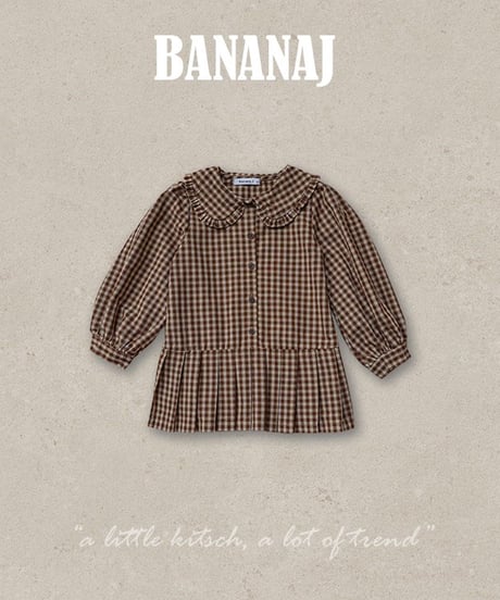 8[予約]BANANAJ lisa pleated ops