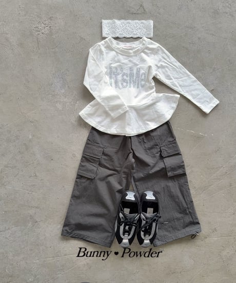 7[予約]bunny powder goat cargo pants