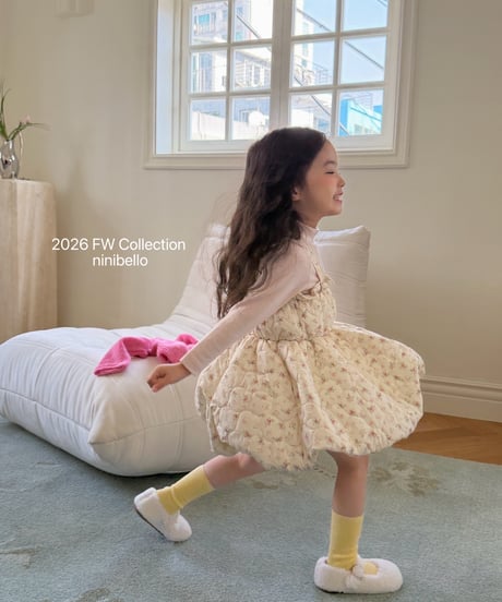 53[予約]ninibello picnic quilting dress