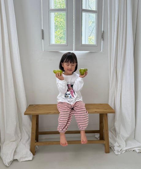 4[予約]nightbebe little girl long sleeve tee