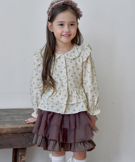 15[予約]marron french blouse(XS-L)