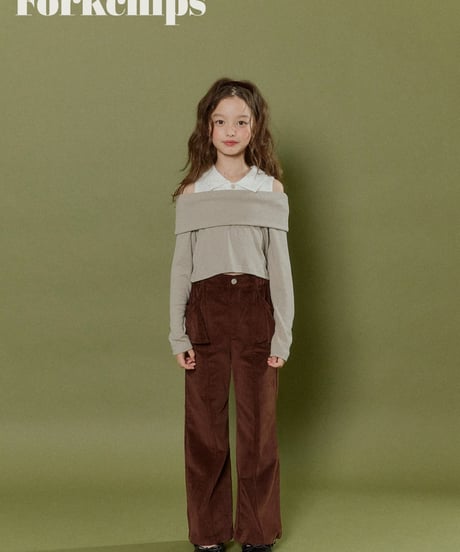 26[予約]FORKCHIPS muffin flare pants