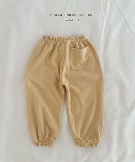 41[予約]melikey button jogger pants