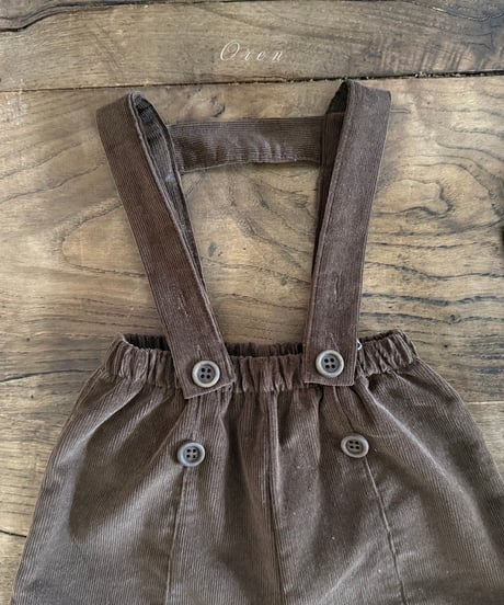 50[予約]OREN maecel corduroy overalls