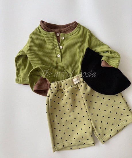 12[予約]Aosta dot tongtong pants