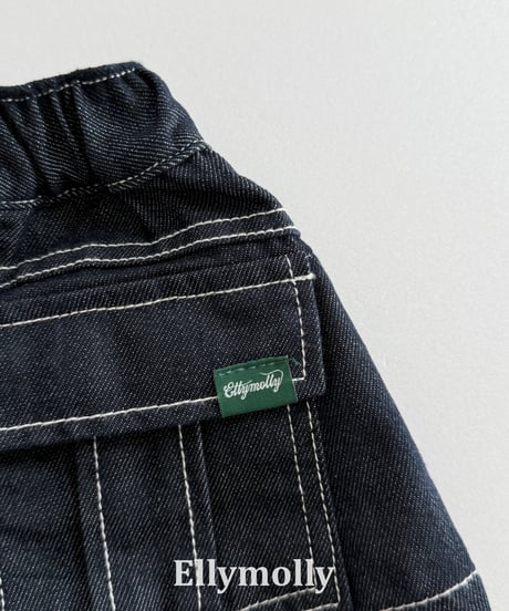 29[予約]ELLYMOLLY flap non fade pants