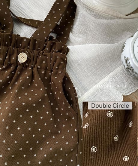 12[予約]elov&monpetitbebe mini bean overalls