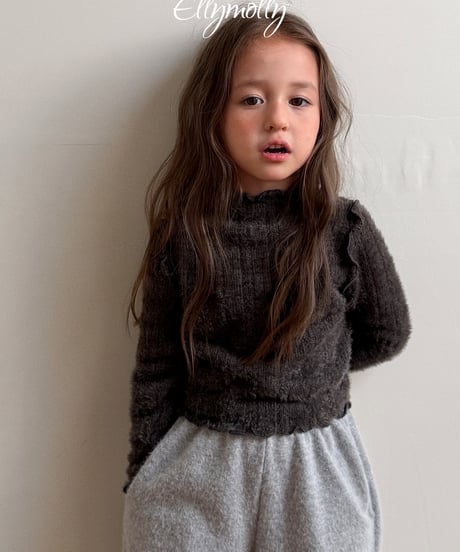 48[予約]ELLYMOLLY meringue day day knit