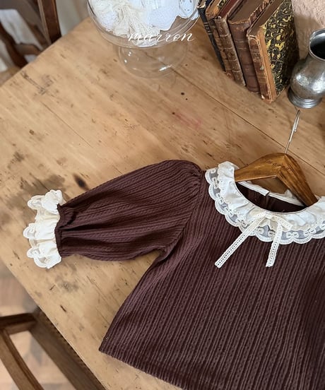 20[予約]marron milk t-shirt(XS-L)