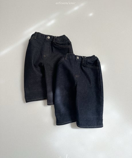 39[予約]atomeme non fade roll-up denim