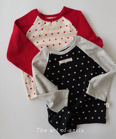 11[予約]Aosta dot raglan t