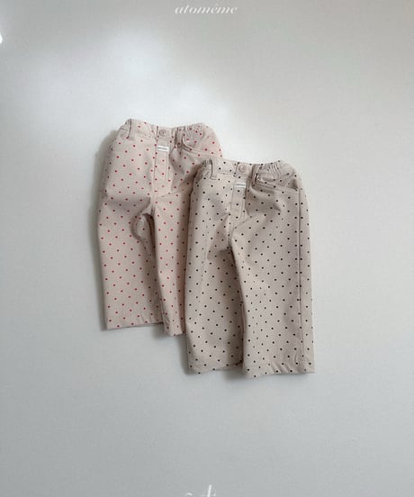 25[予約]atomeme heart corduroy pants