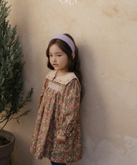 44[予約]OREN bonjour square collar dress