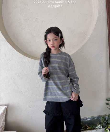 31[予約]matilda&lee happy border knit