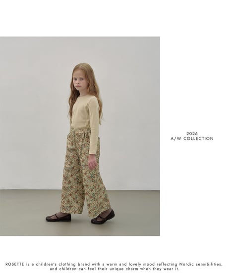 17[予約]ROSETTE more pants