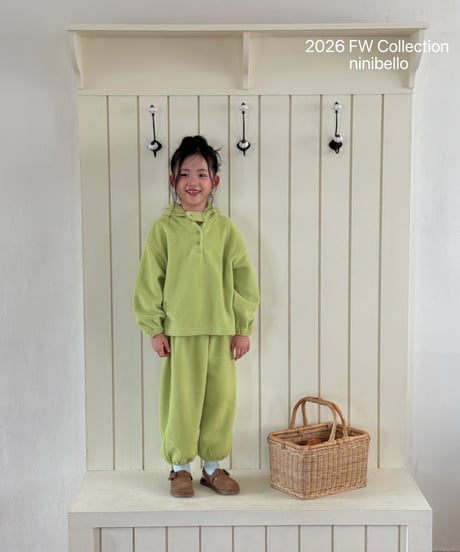 22[予約]ninibello teletubbies fleece hoodie