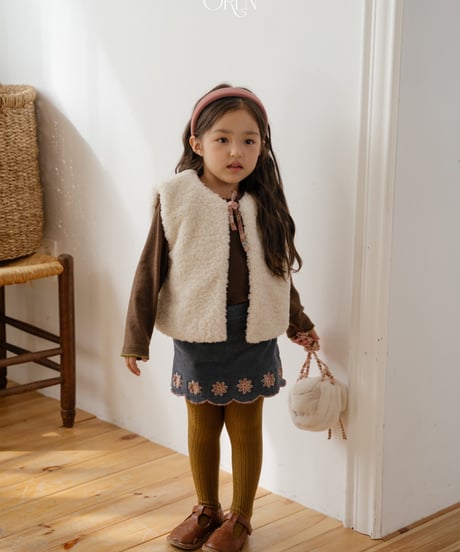 22[予約]OREN bella embroidered skirt pants