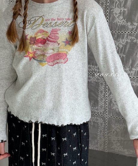 23[予約]poisson ribbon pants