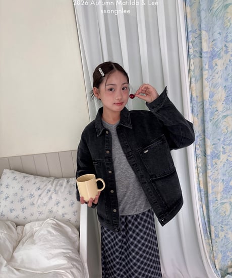 87[予約]matilda&lee washed denim jacket