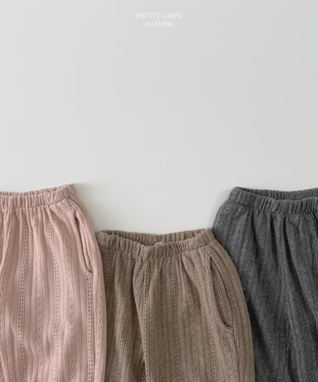 68[予約]LINDO ale knit jogger