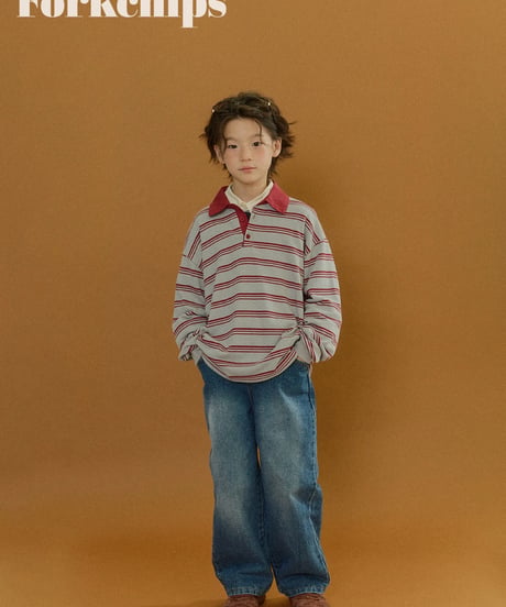 28[予約]FORKCHIPS canvas denim pants