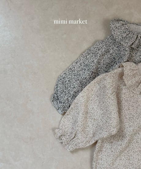 38[予約]mimi market pleated collar blanc