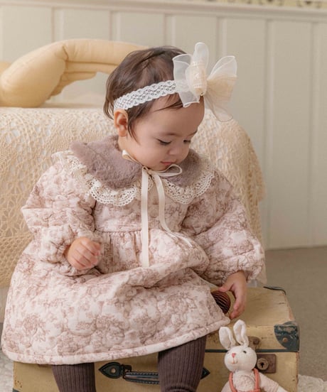 47[予約]OREN merry lulu padded dress(baby)
