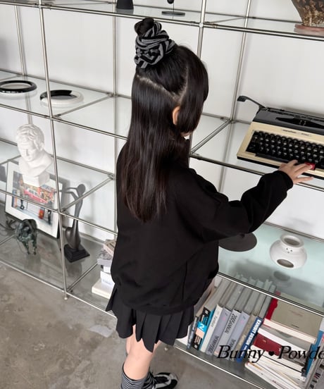 68[予約]bunny powder knit scrunchie