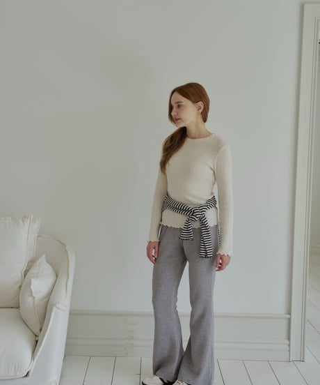 20[予約]momoann simple bootcut