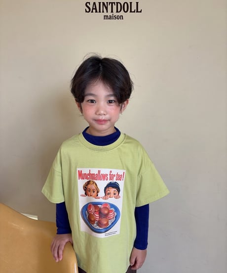 16[予約]saintdoll chocolate short sleeve t-shirt