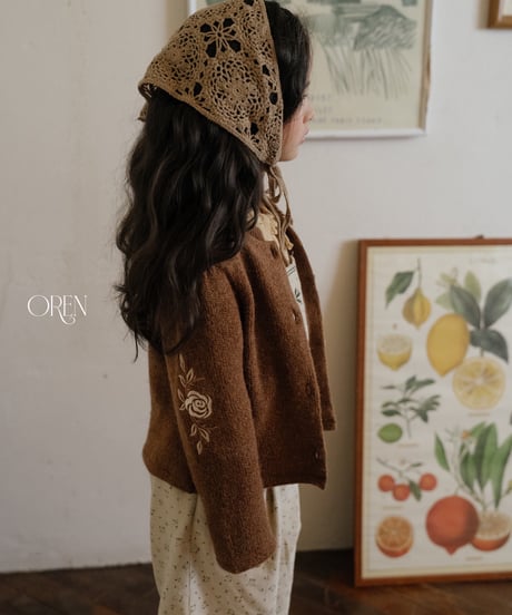 4[予約]OREN gemma knit cardigan