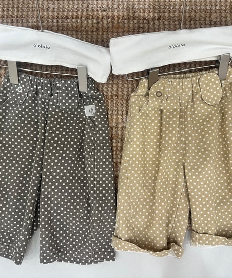 6[予約]ololala dot ballon pants