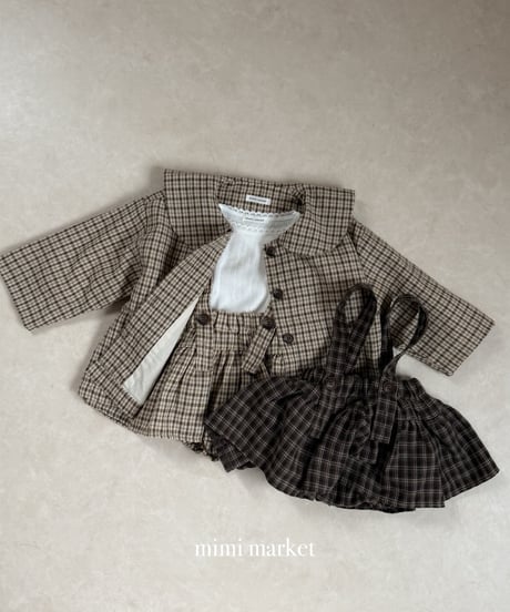 7[予約]mimi market lona tiered skirt