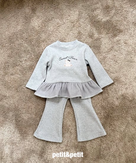 42[予約]petit&petit sweet bear cancan t